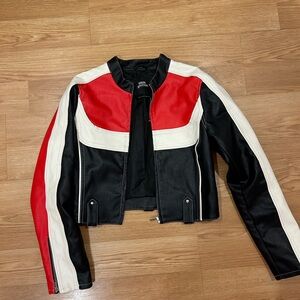 Urban Outfitters Faux Leather Jacket Racer